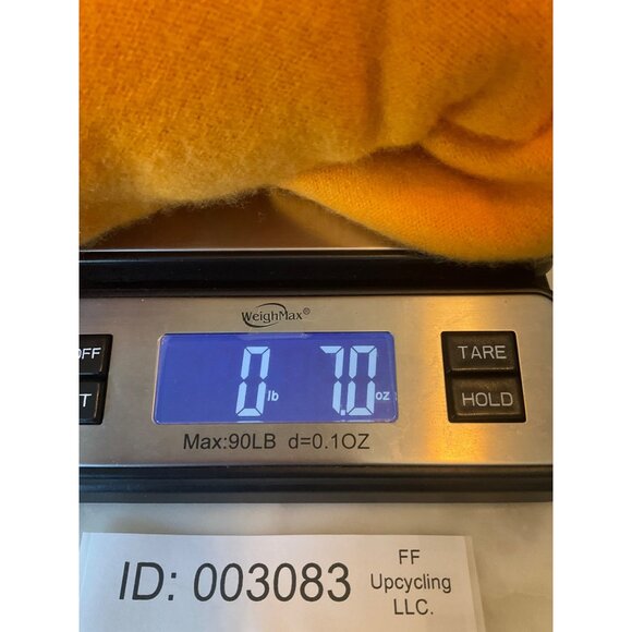 New No Tags Pilcro Womens Sz Small Cropped Sweater 100 % Cashmere Yellow Mustard - Picture 7 of 9